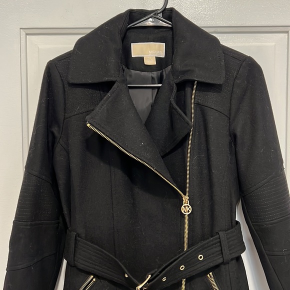 MICHAEL KORS zipper pea coat jacket XS - Picture 4 of 6